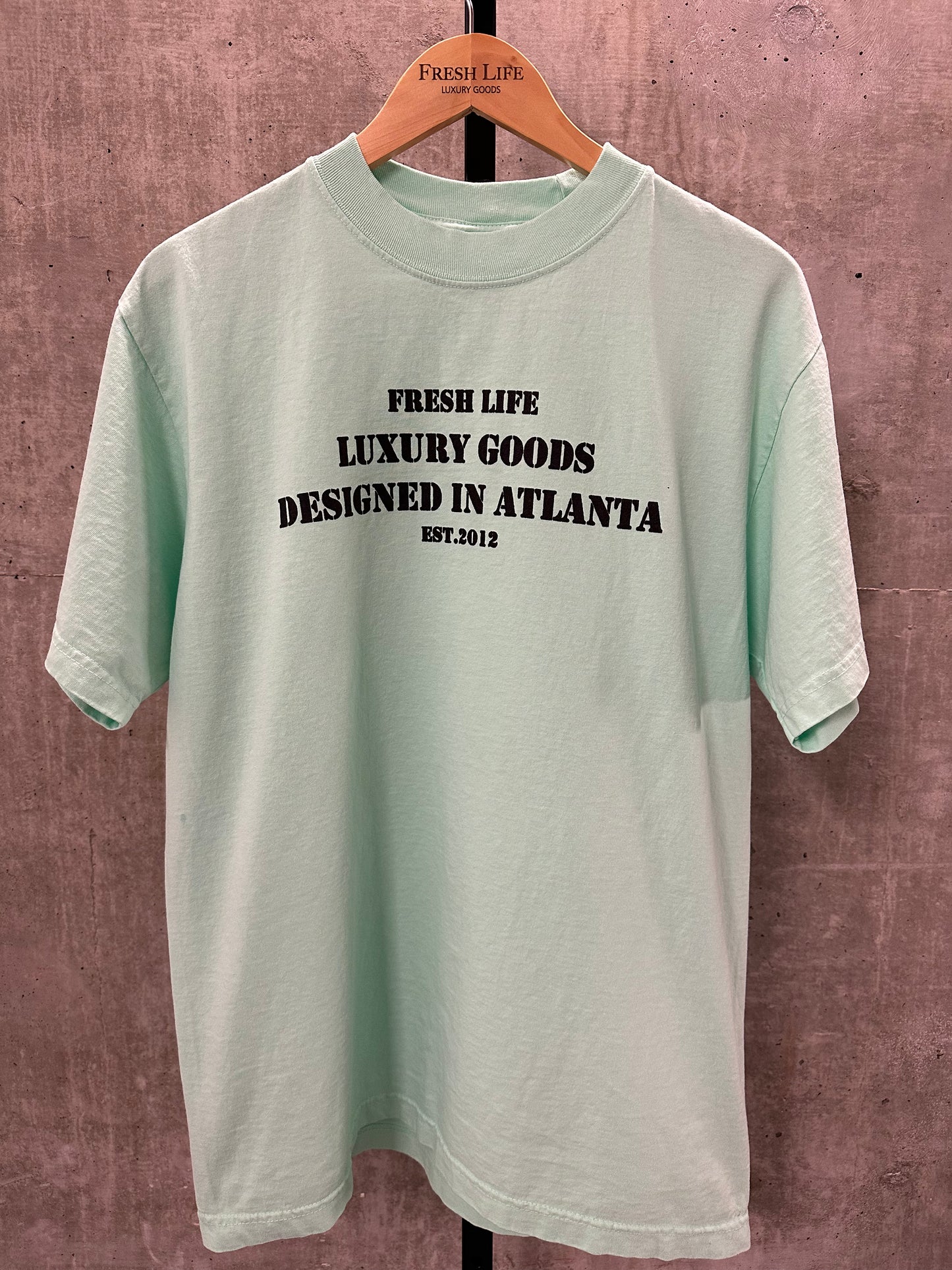 Oversized “Designed In Atlanta” T-Shirt - Mint