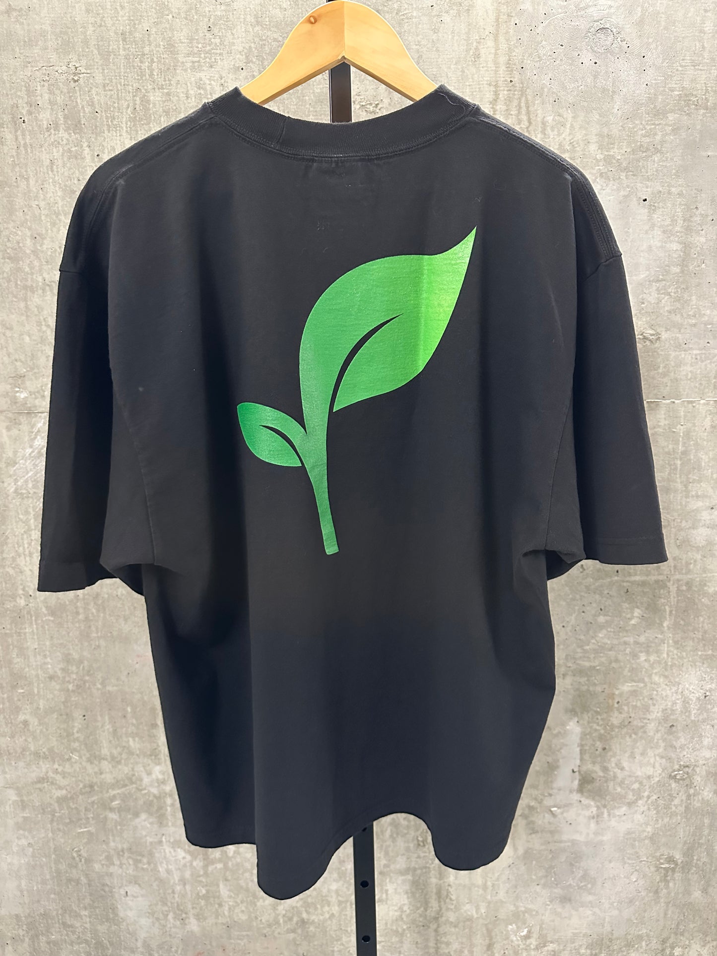 Boxy Plant Logo T-Shirt - “Black”