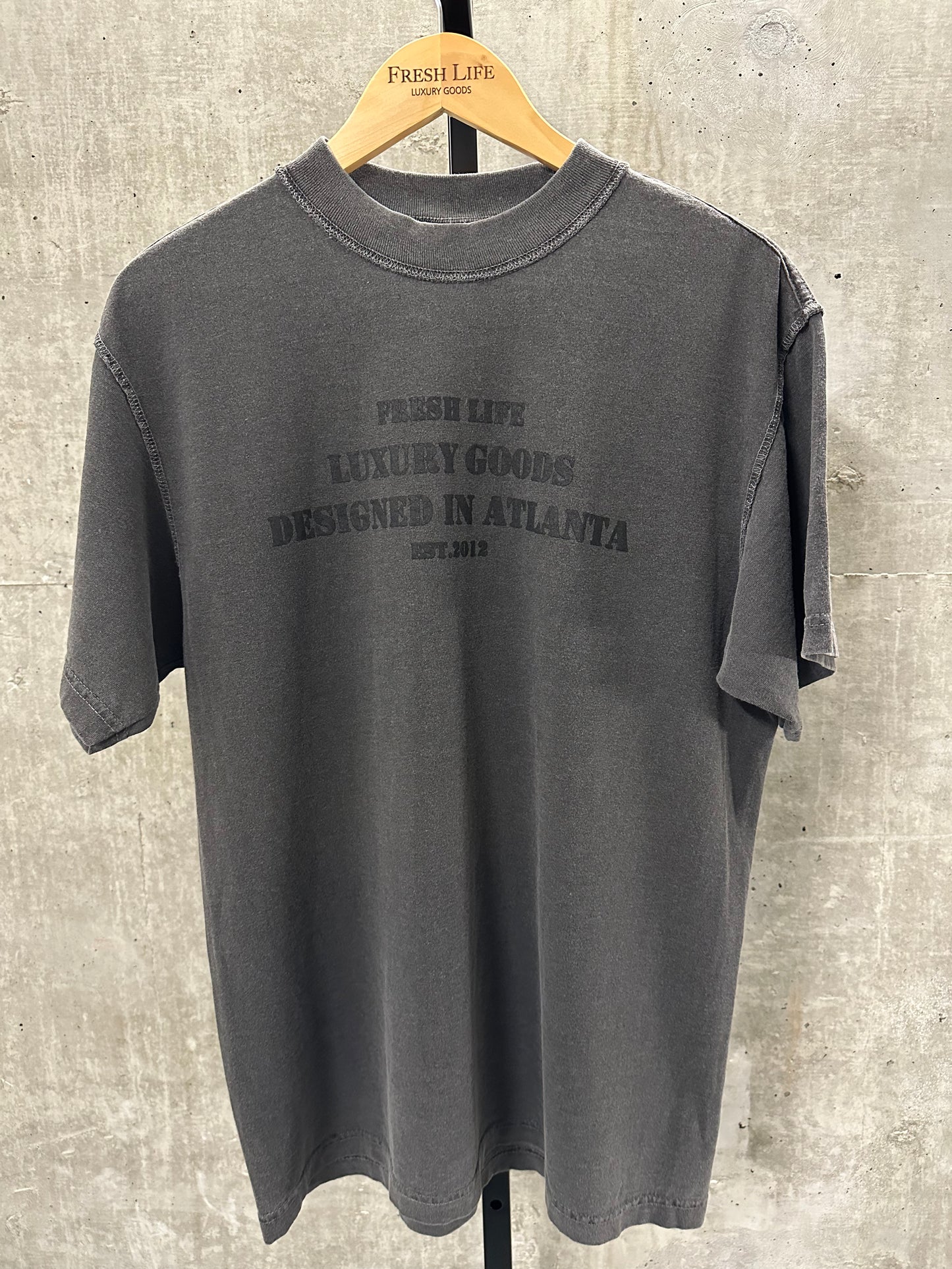 Oversized “Inside Out” T-Shirt - Shadow
